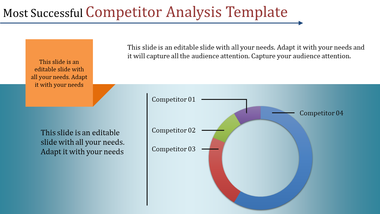Free - Wonderful Competitor analysis template presentation
